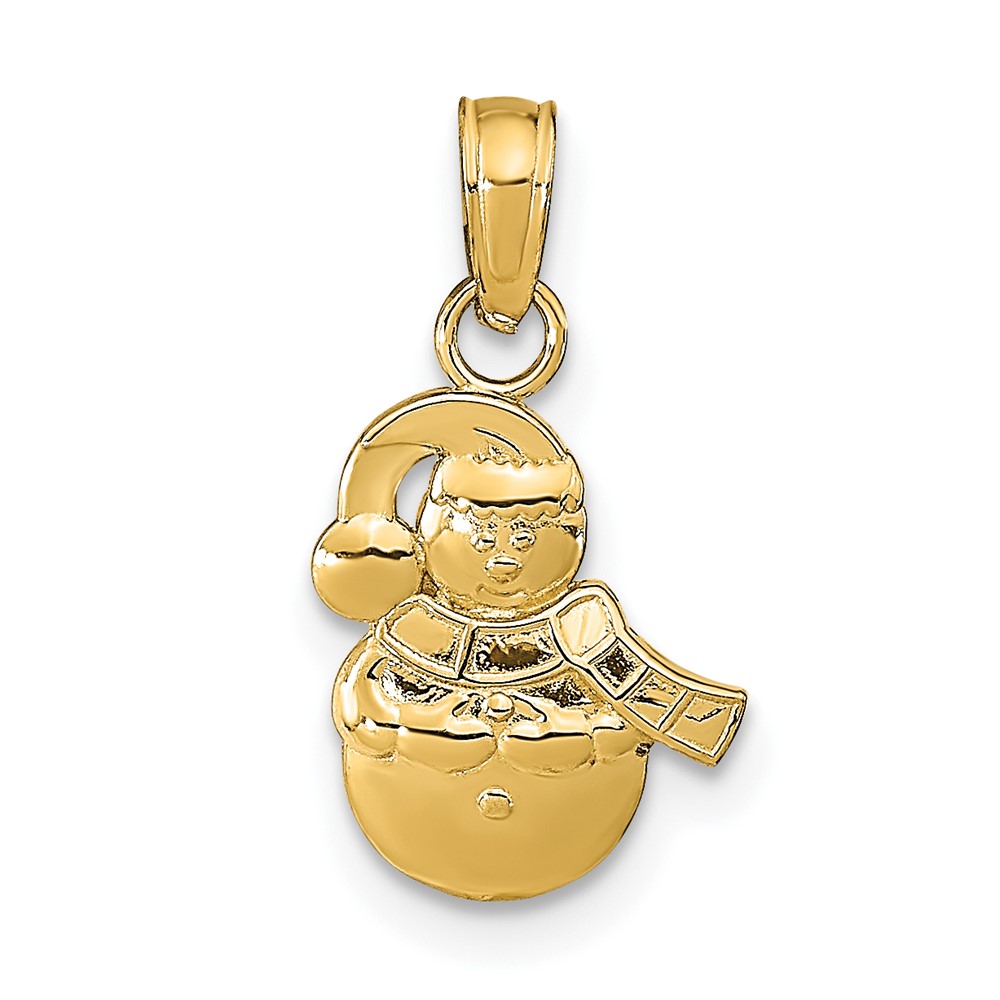 10k Snowman Pendant (10K9587)