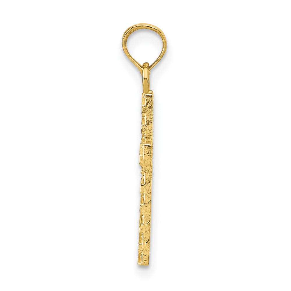 10k D/C Cross Pendant (10K9640)