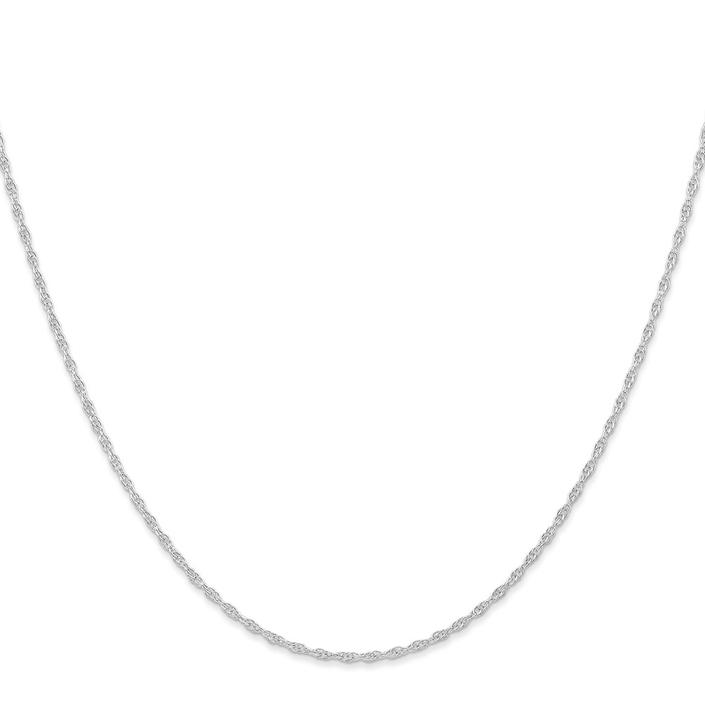 10K White Gold 1.15mm Carded Cable Rope Chain (10K9RW-20)