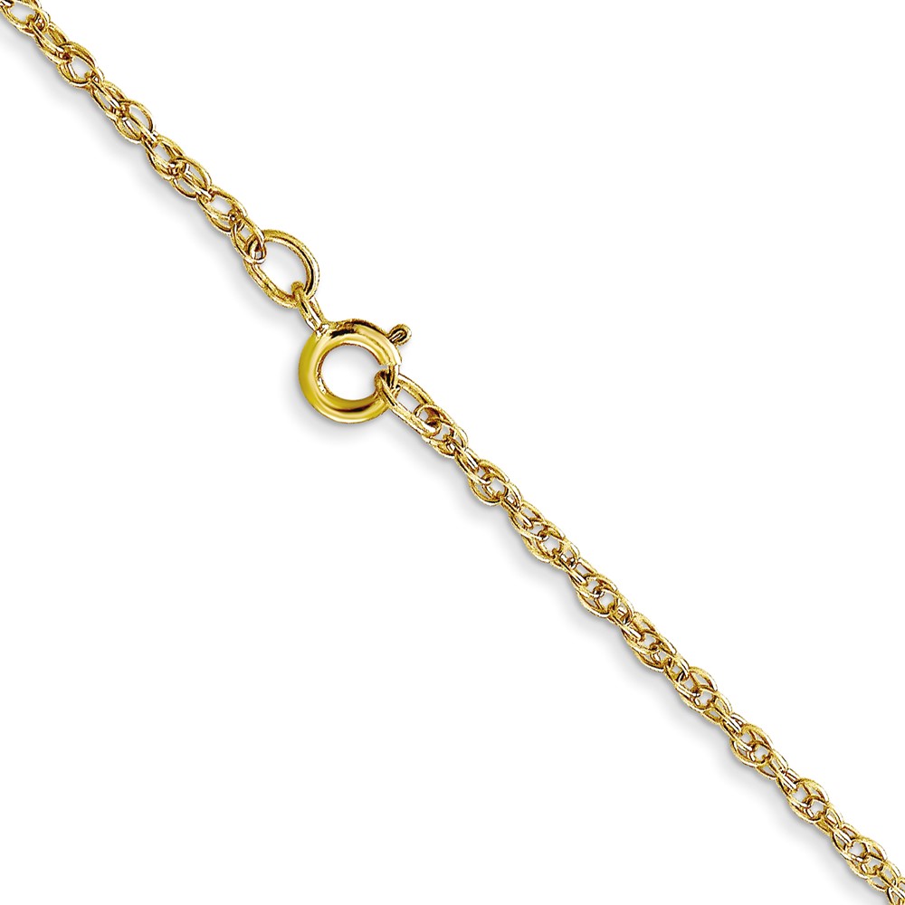 10k 1.15mm Carded Cable Rope Chain (10K9RY-16)