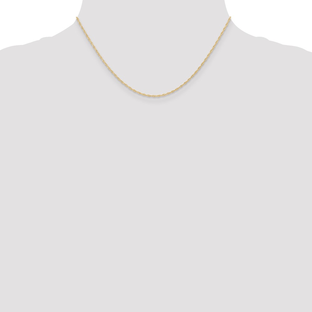 10k 1.15mm Carded Cable Rope Chain (10K9RY-16)