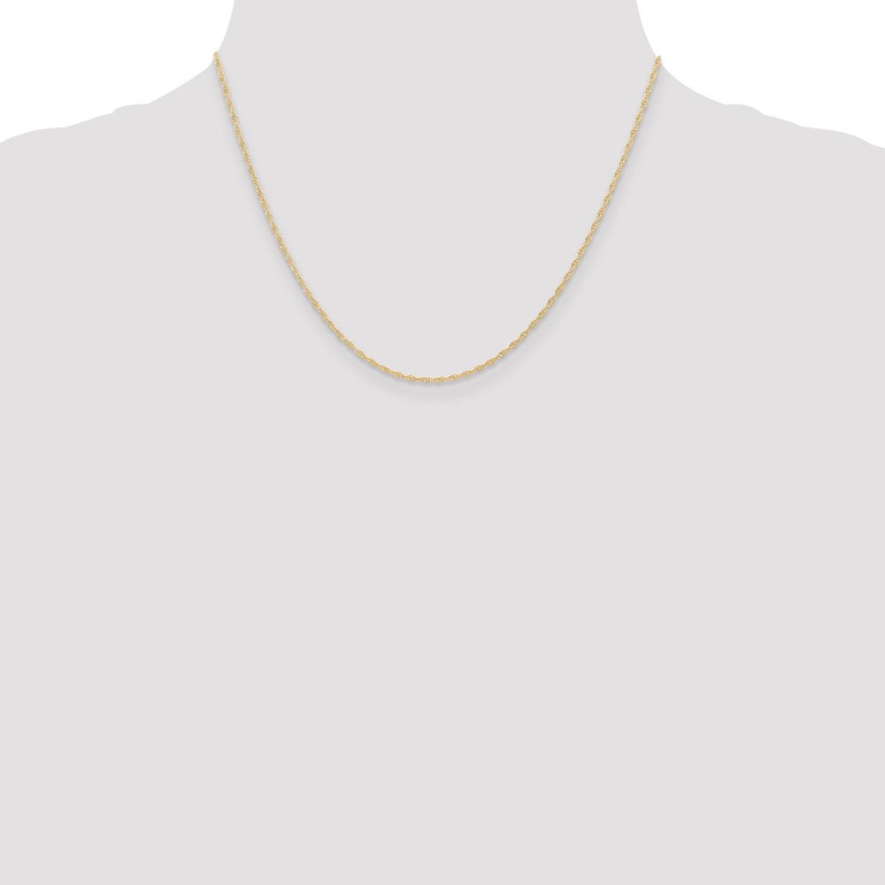 10k 1.15mm Carded Cable Rope Chain (10K9RY-18)