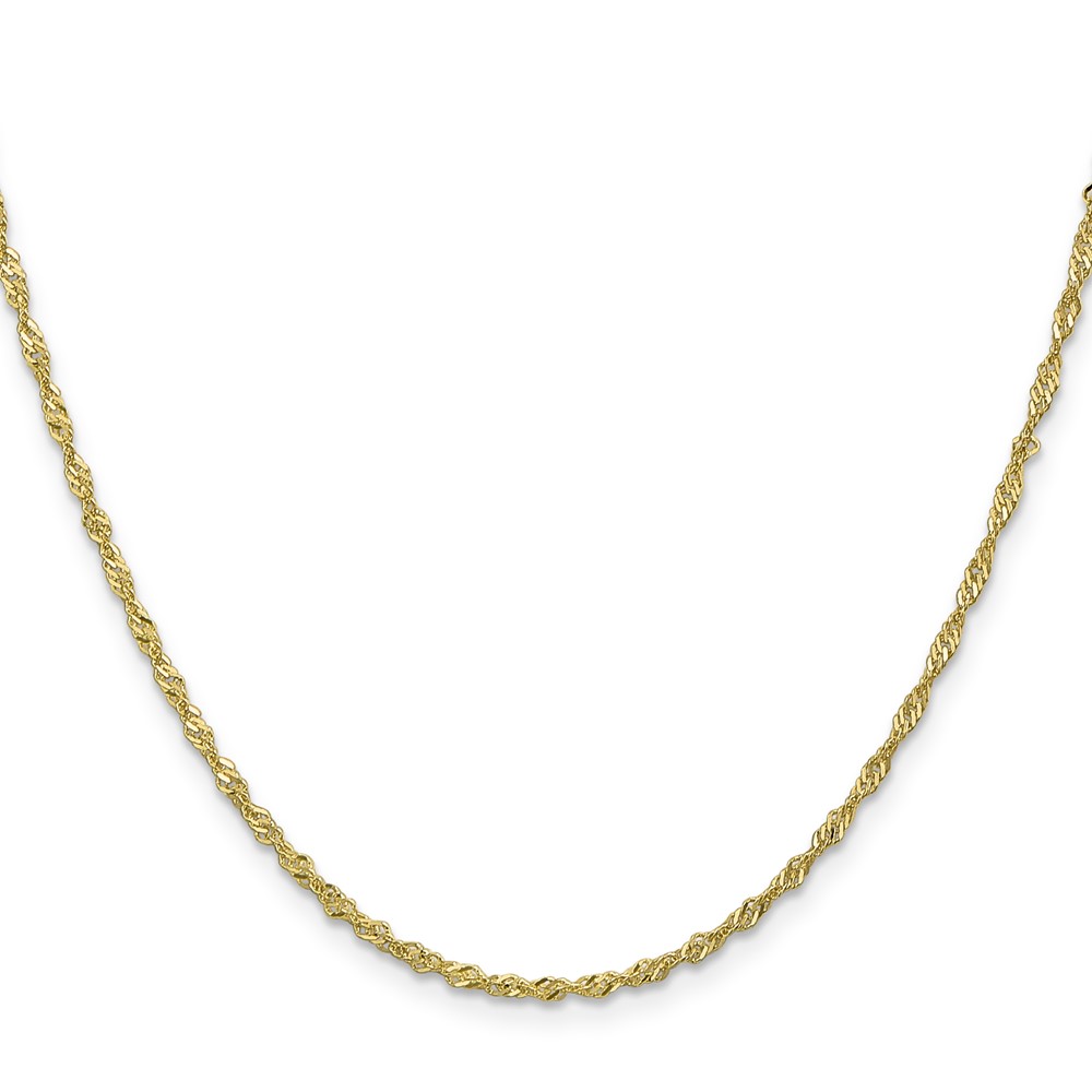 10k 1.7mm Singapore Chain (10KPE10-20)