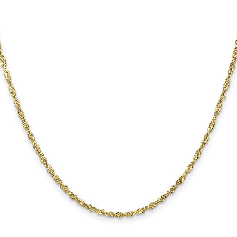10k 1.7mm Singapore Chain