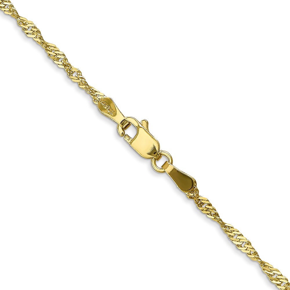 10k 1.7mm Singapore Chain (10KPE10-20)
