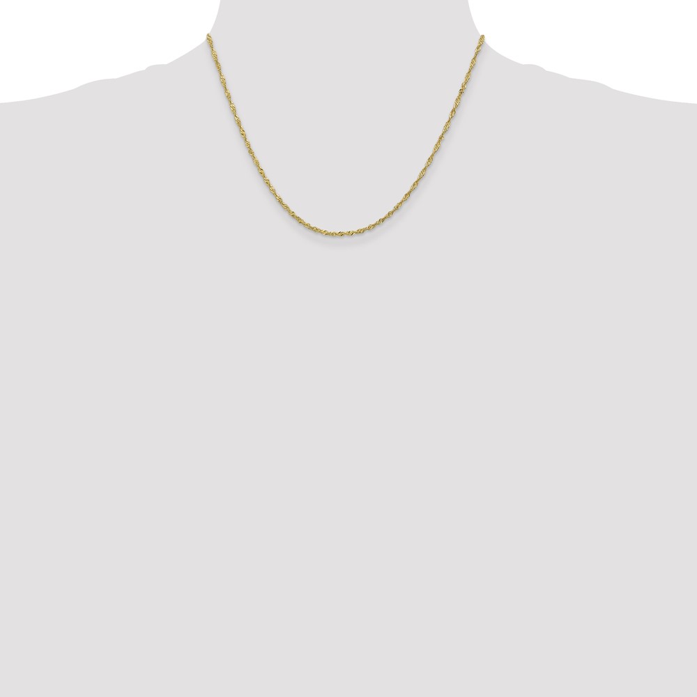 10k 1.7mm Singapore Chain (10KPE10-18)