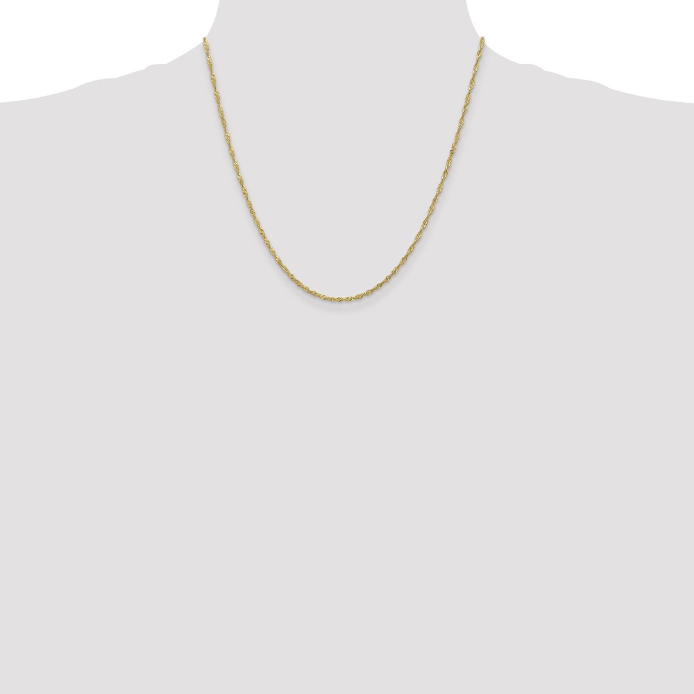 10k 1.7mm Singapore Chain (10KPE10-20)