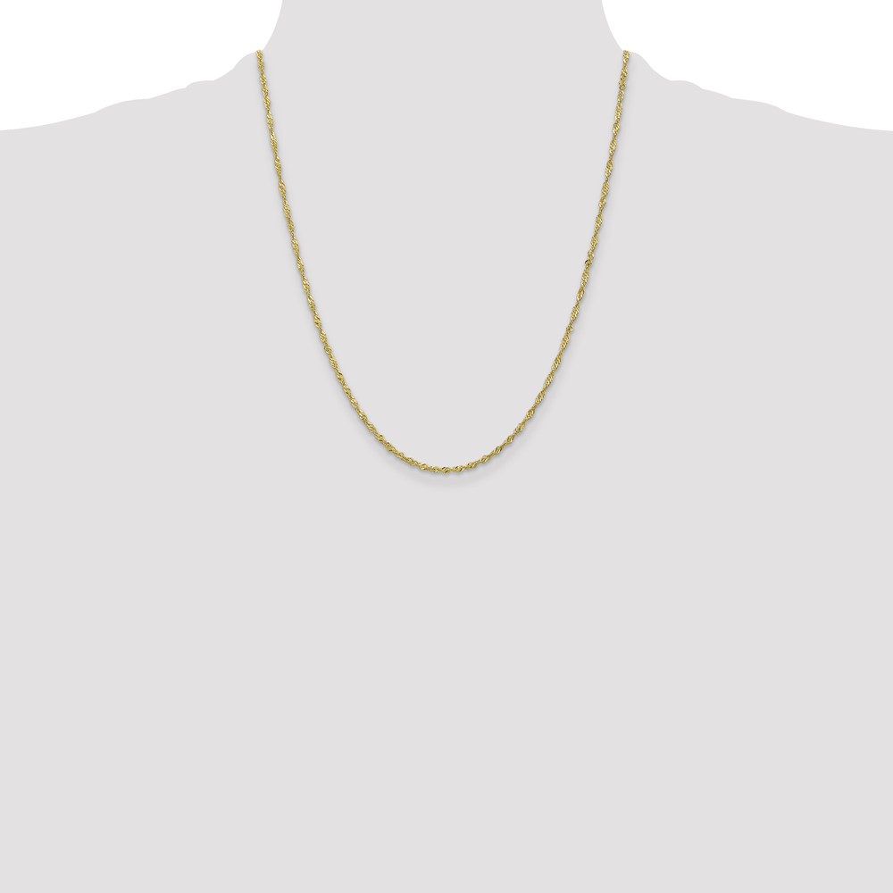 10k 1.7mm Singapore Chain (10KPE10-22)