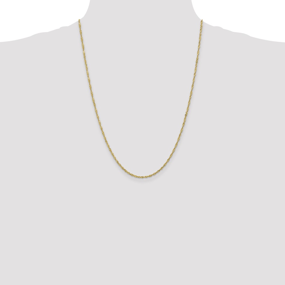 10k 1.7mm Singapore Chain (10KPE10-24)
