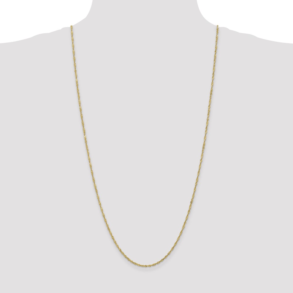 10k 1.7mm Singapore Chain (10KPE10-30)