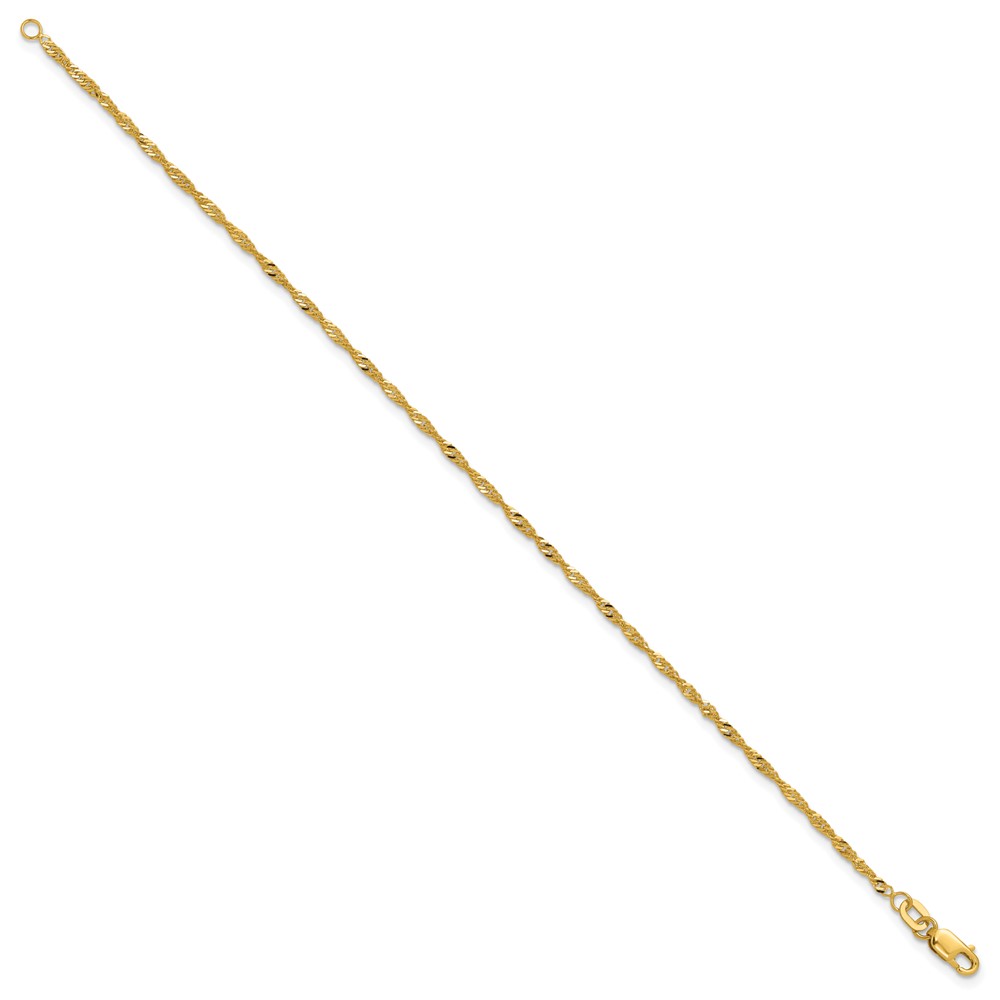 10k 1.7mm Singapore Chain (10KPE10-9)