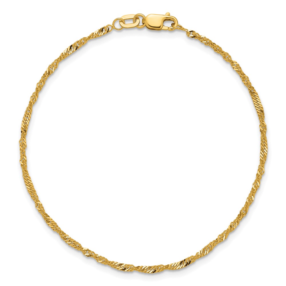10k 1.7mm Singapore Chain (10KPE10-9)
