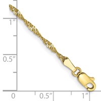 10K 1.7mm Singapore Chain view 3