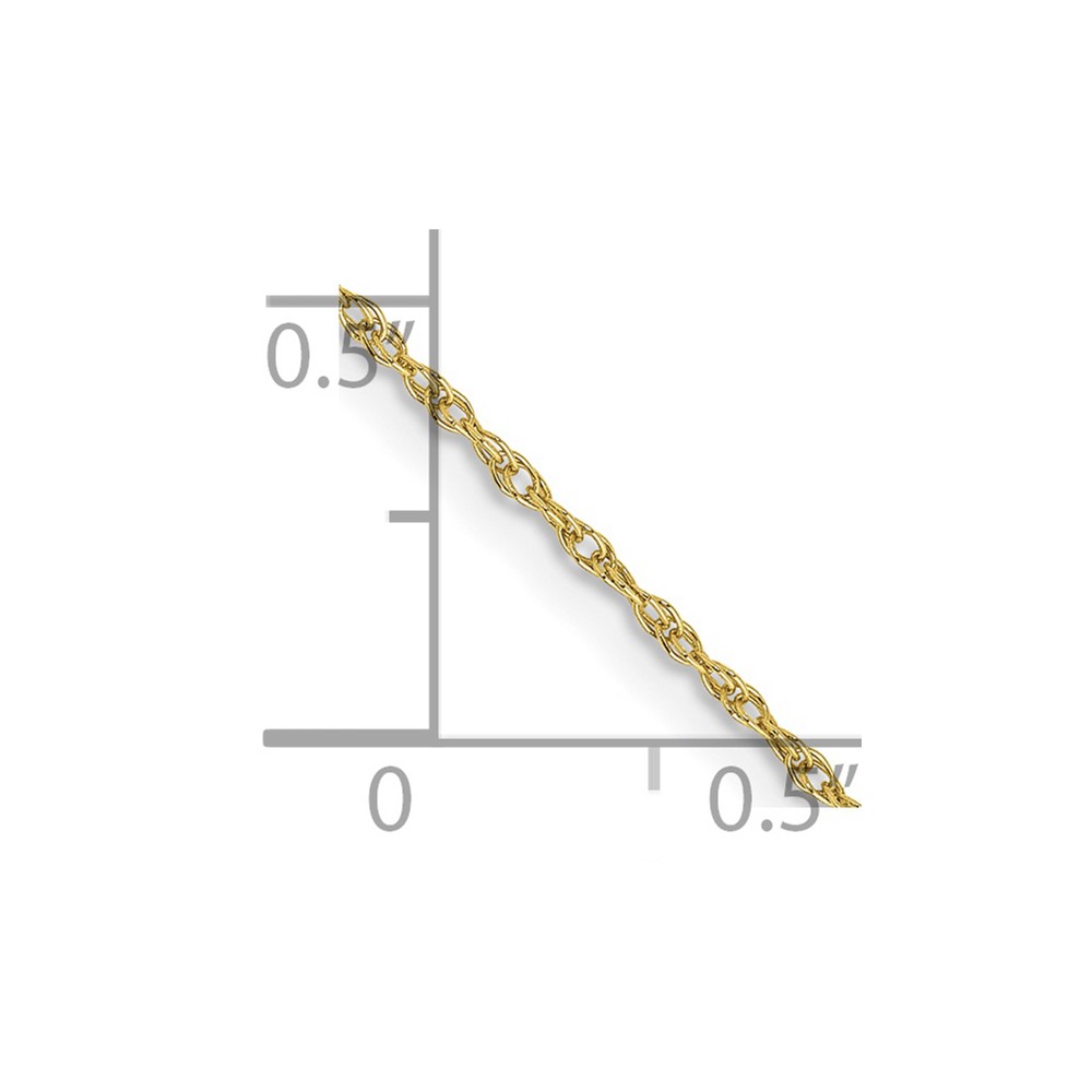 10k .8mm Lite-Baby Rope Chain (10KPE3-14)