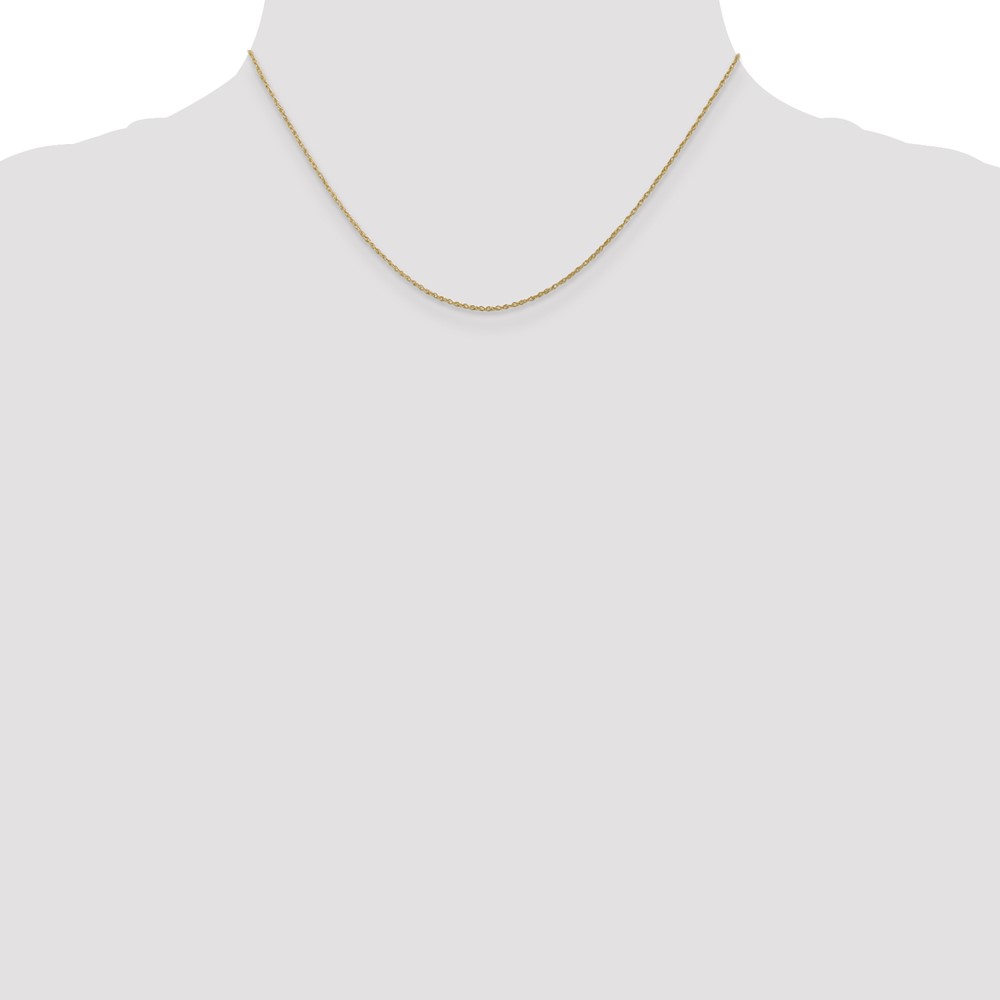 10k .8mm Lite-Baby Rope Chain (10KPE3-16)