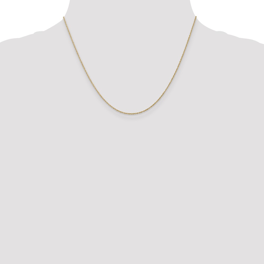10k .8mm Lite-Baby Rope Chain (10KPE3-18)