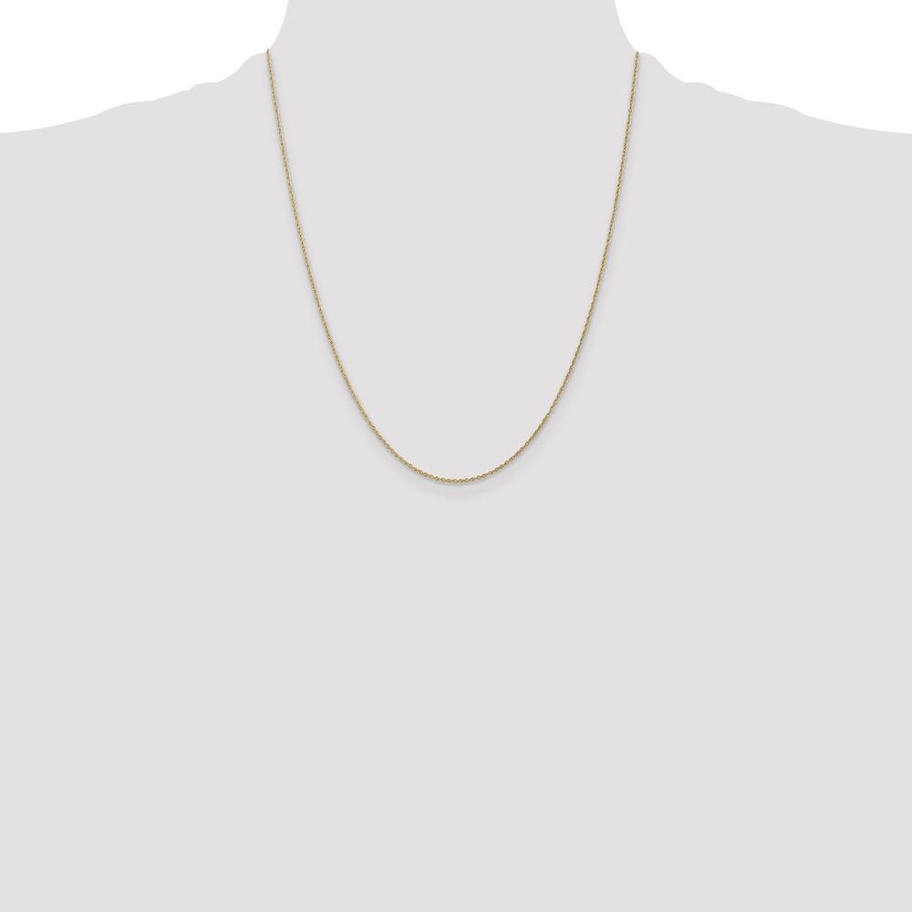 10k .8mm Lite-Baby Rope Chain (10KPE3-22)