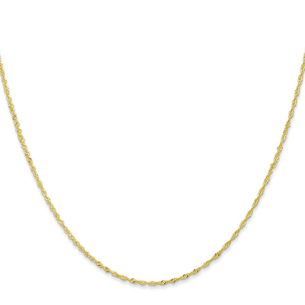10k 1.1mm Singapore Chain (10KPE9-20)