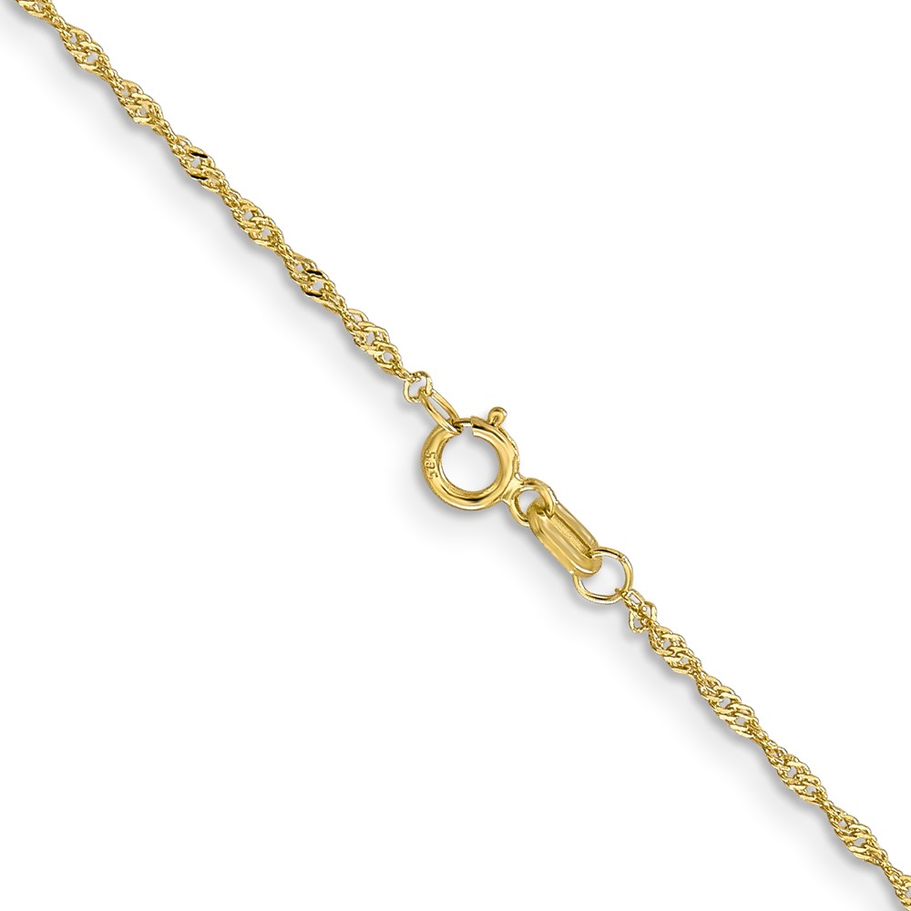 10k 1.1mm Singapore Chain (10KPE9-20)