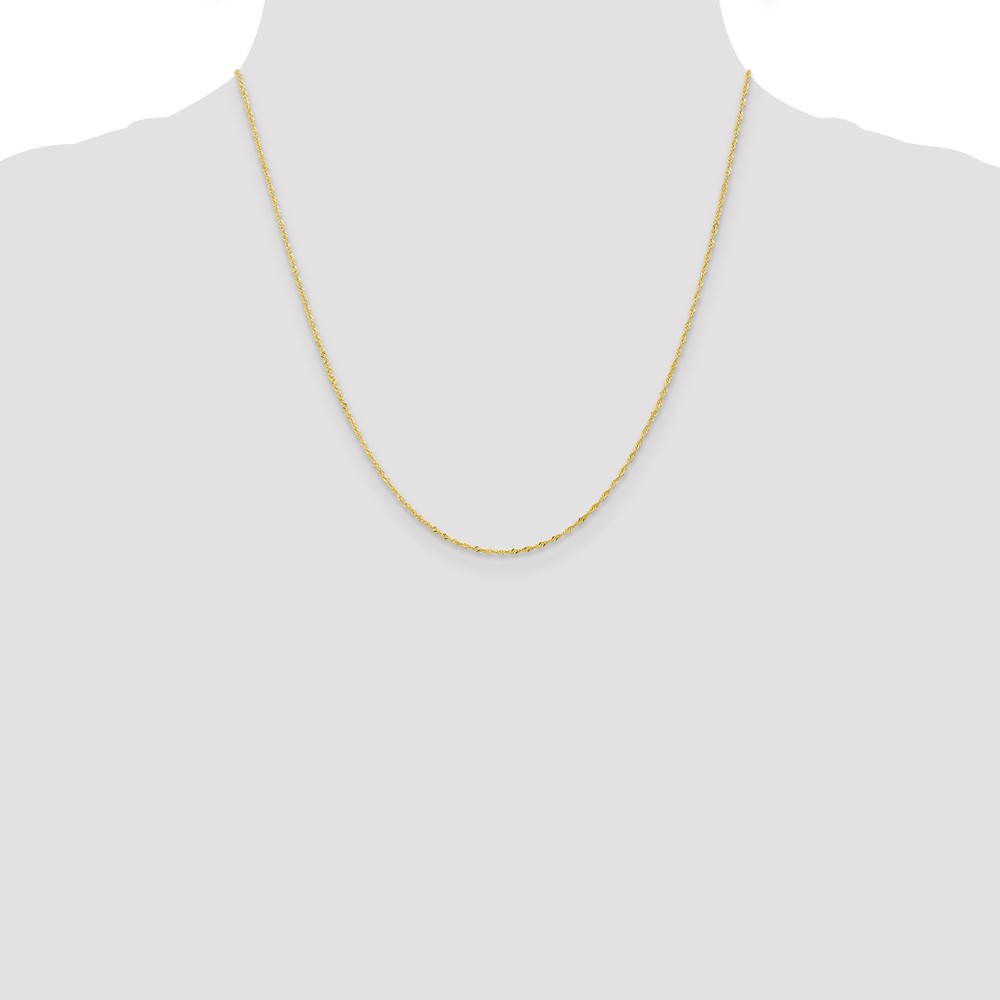 10k 1.1mm Singapore Chain (10KPE9-20)