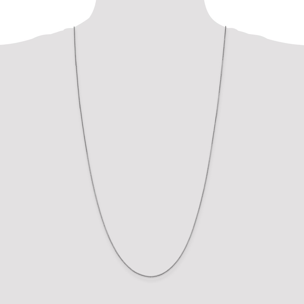 10k WG .95mm Box Chain (10KWB095-30)