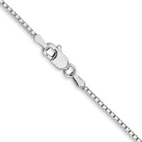 10K WG 1.25mm Box Chain view 3