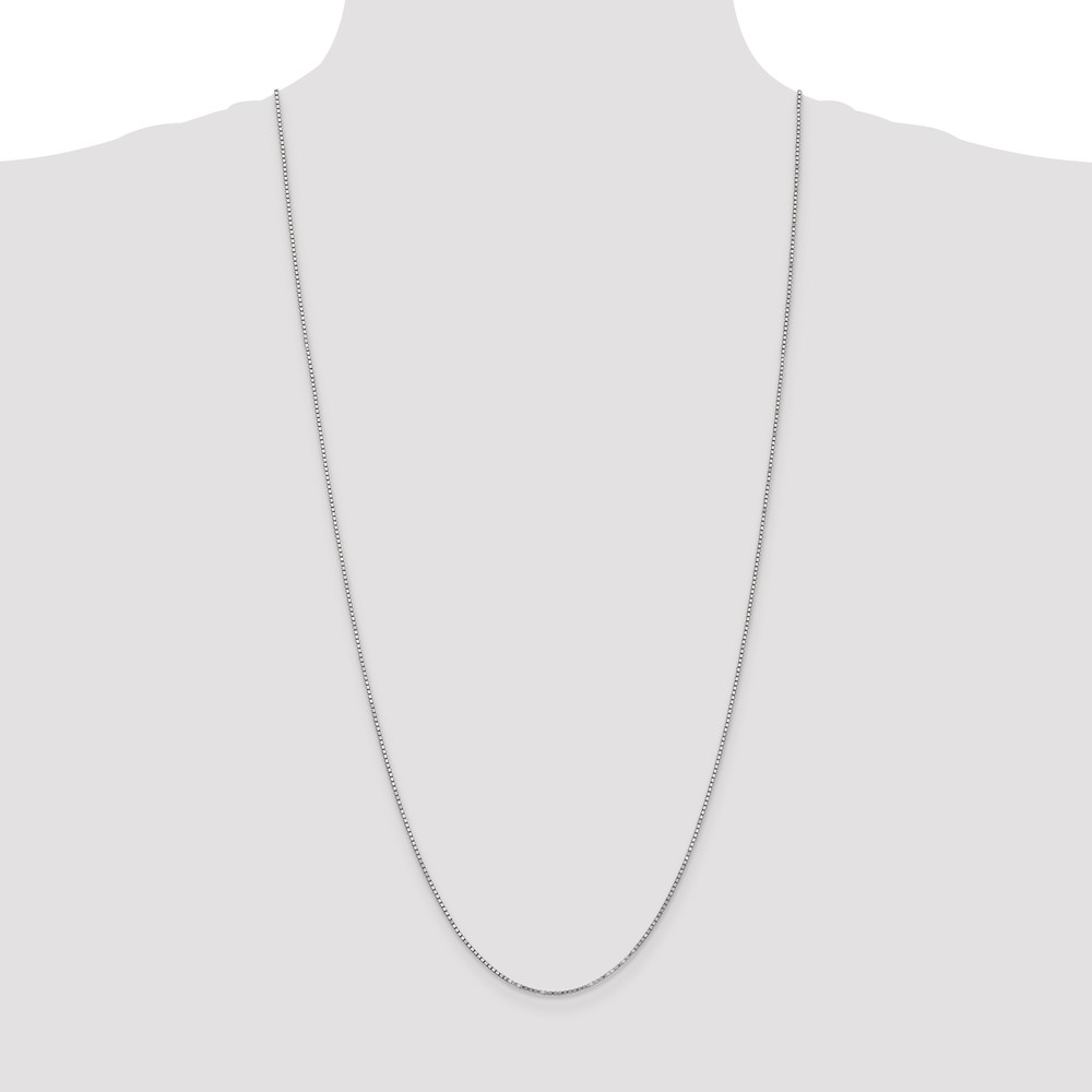 10k WG 1.25mm Box Chain (10KWB125-30)