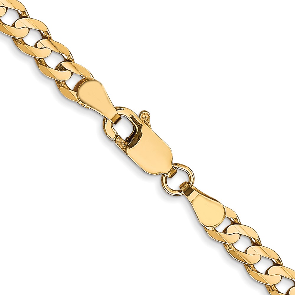 10K 3.8mm Open Concave Curb Chain 10K (10LCR100-16)