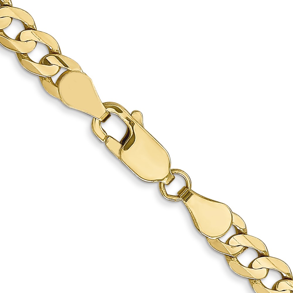 10K 4.5mm Open Concave Curb Chain 10K (10LCR120-22)