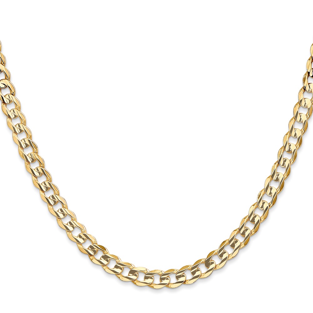 10K 5.25mm Open Concave Curb Chain 10K (10LCR140-20)