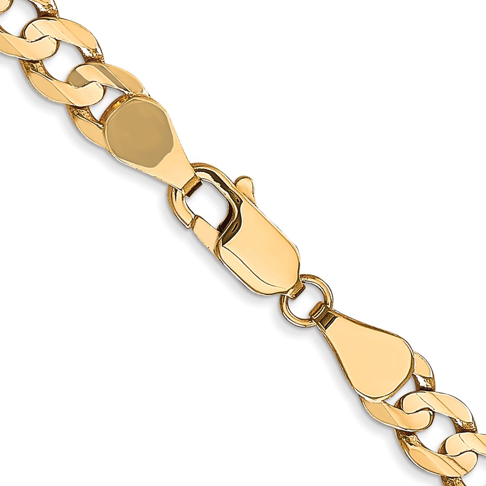 10K 5.25mm Open Concave Curb Chain 10K (10LCR140-20)