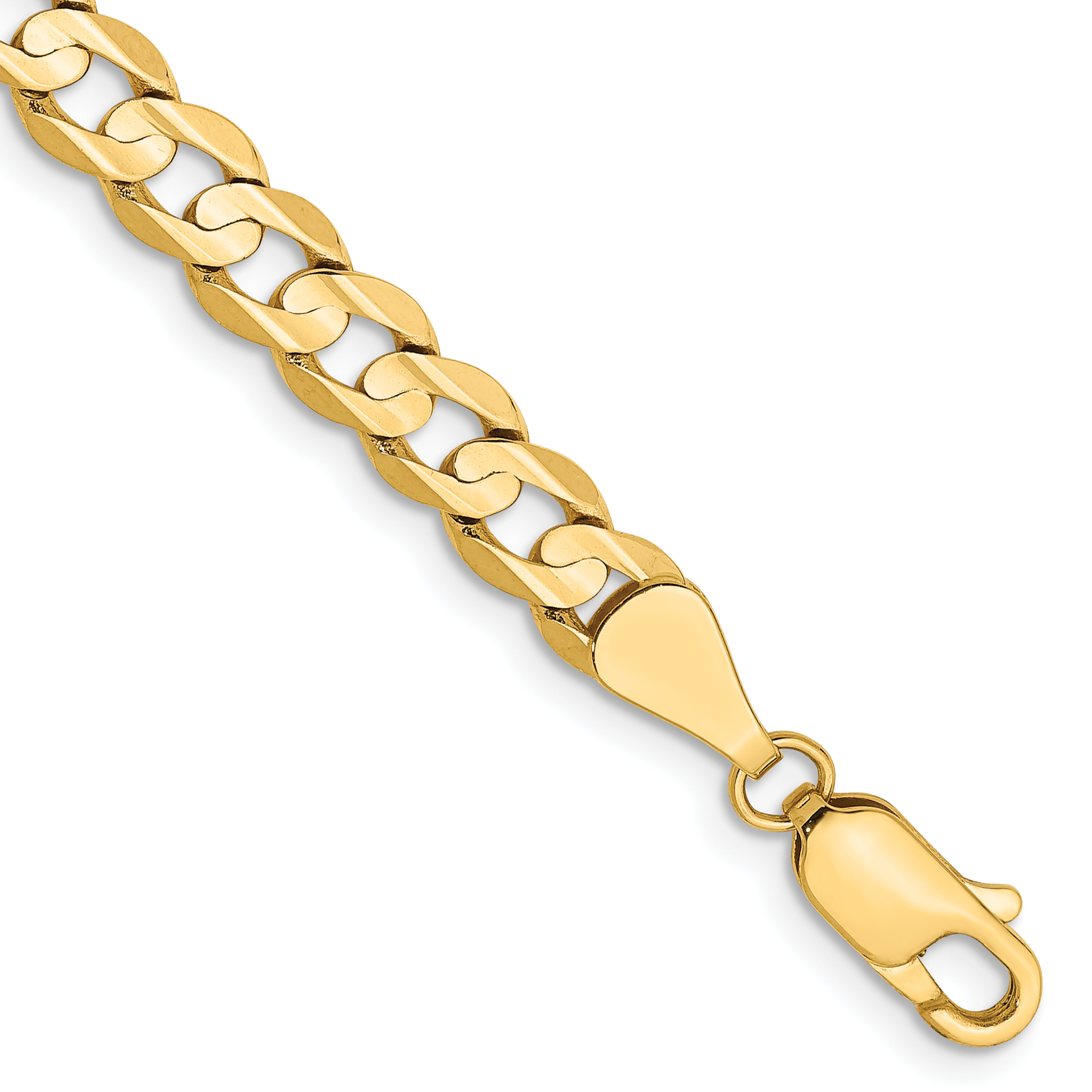 10K 5.25mm Open Concave Curb Chain 10K (10LCR140-9)