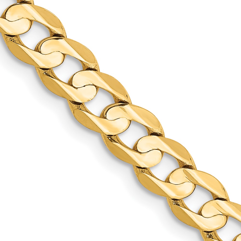 10K 5.25mm Open Concave Curb Chain 10K (10LCR140-20)