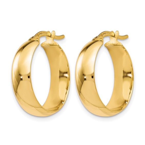 Leslie's Gold 5.00mm Hoop Earrings