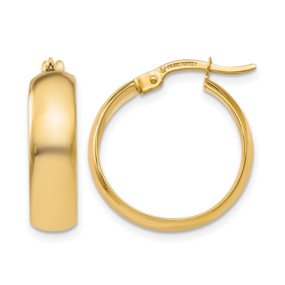 Leslie's Gold 5.00mm Hoop Earrings