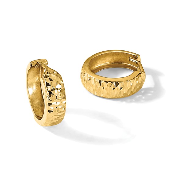 Leslie's Gold Hinged Hoop Earrings