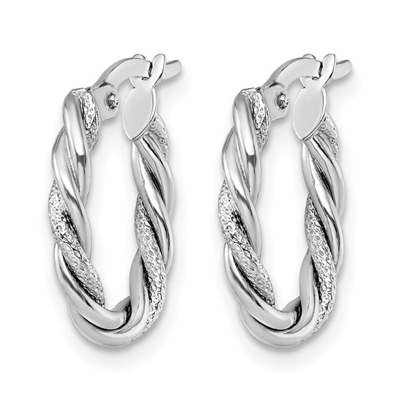 Leslie's 10K White Gold Earrings