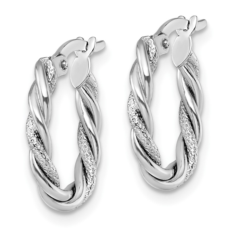 10K White Gold Earrings