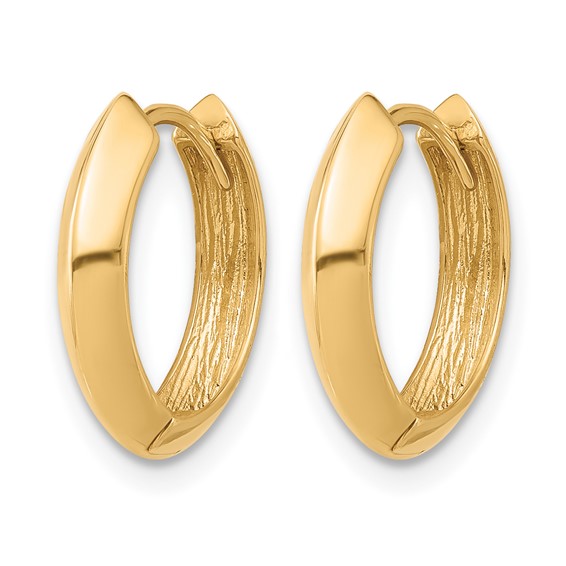 Leslie's Gold Hinged Hoop Earrings