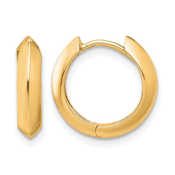 Leslie's Gold Hinged Hoop Earrings