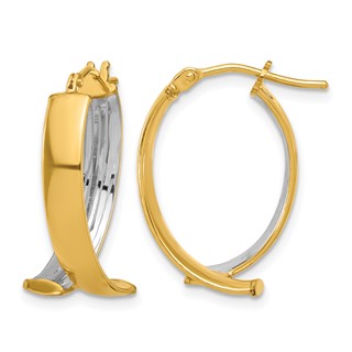 Leslie's Gold Polished Hoop Earrings