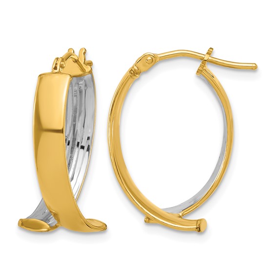 Leslie's Gold Polished Hoop Earrings