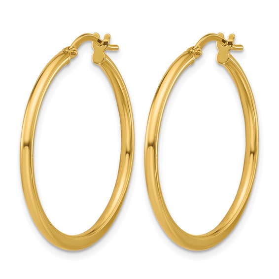 Leslie's Gold 2.00mm Polished Hoop Earrings