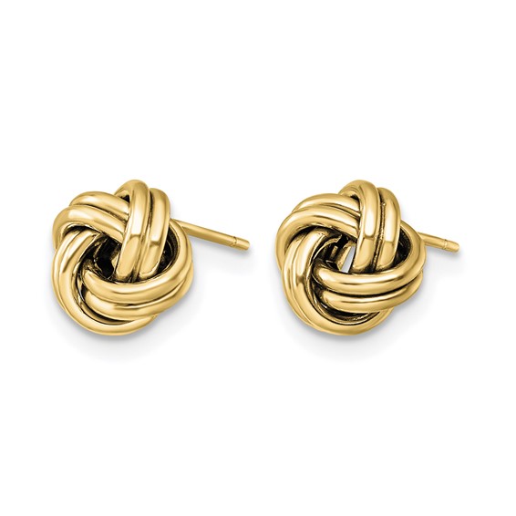Leslie's 10K Polished Love Knot Post Earrings