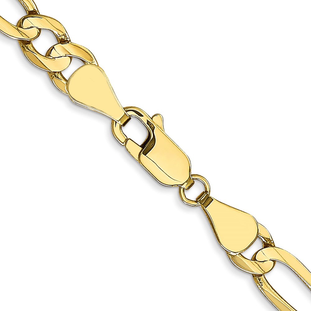 10k 5.5mm Concave Open Figaro Chain (10LF140-24)