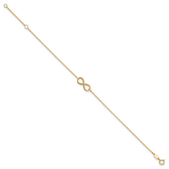 Leslie's Gold Infinity Link Bracelets