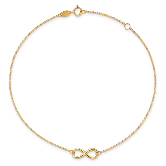 Leslie's Gold Infinity Link Bracelets
