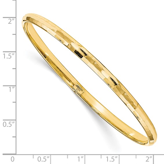 Leslie's 10K Polished Bangle