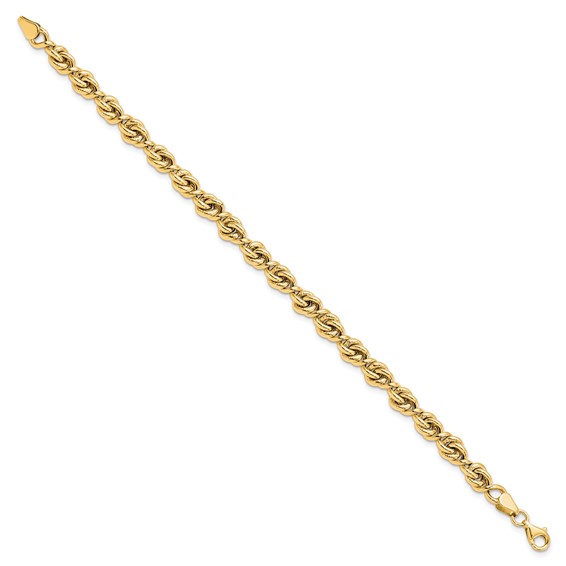 Leslie's 10K Polished Fancy Link Bracelet
