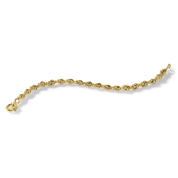 Leslie's 10K Polished Fancy Link Bracelet